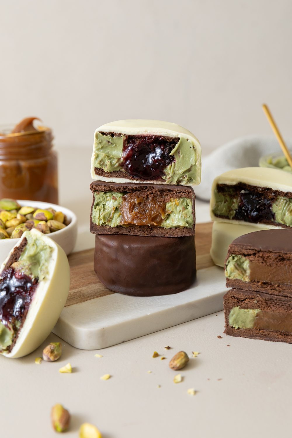 Alfajores de Pistacho